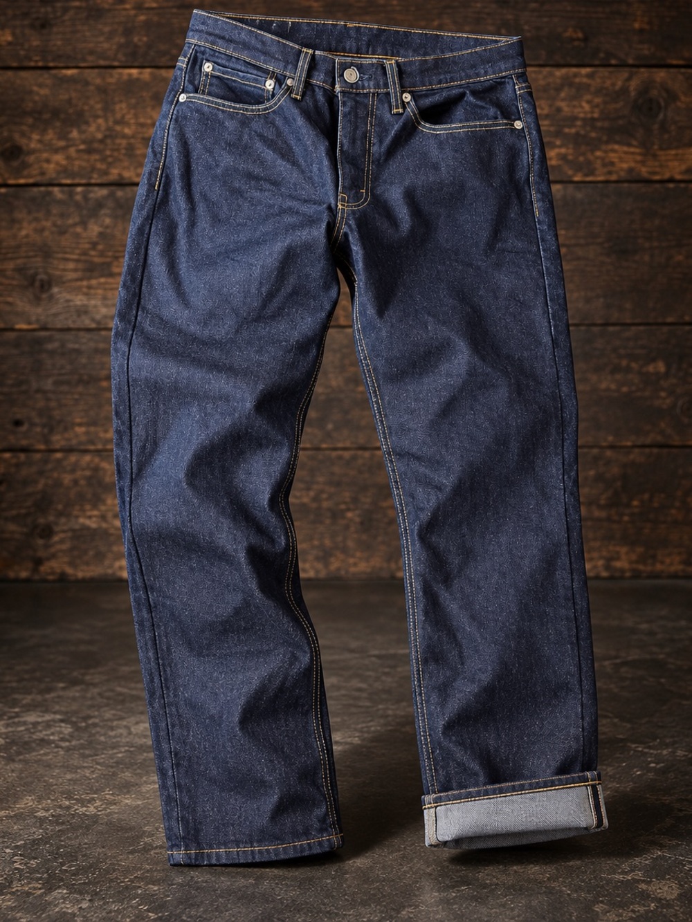 Levi’s 501 Original Men’s Dark Indigo Jeans Straight Leg Measured 34x28